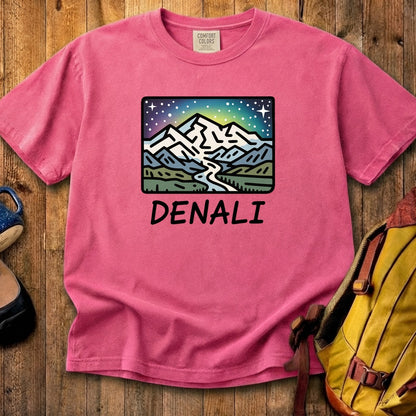Denali at Night Cotton T-Shirt