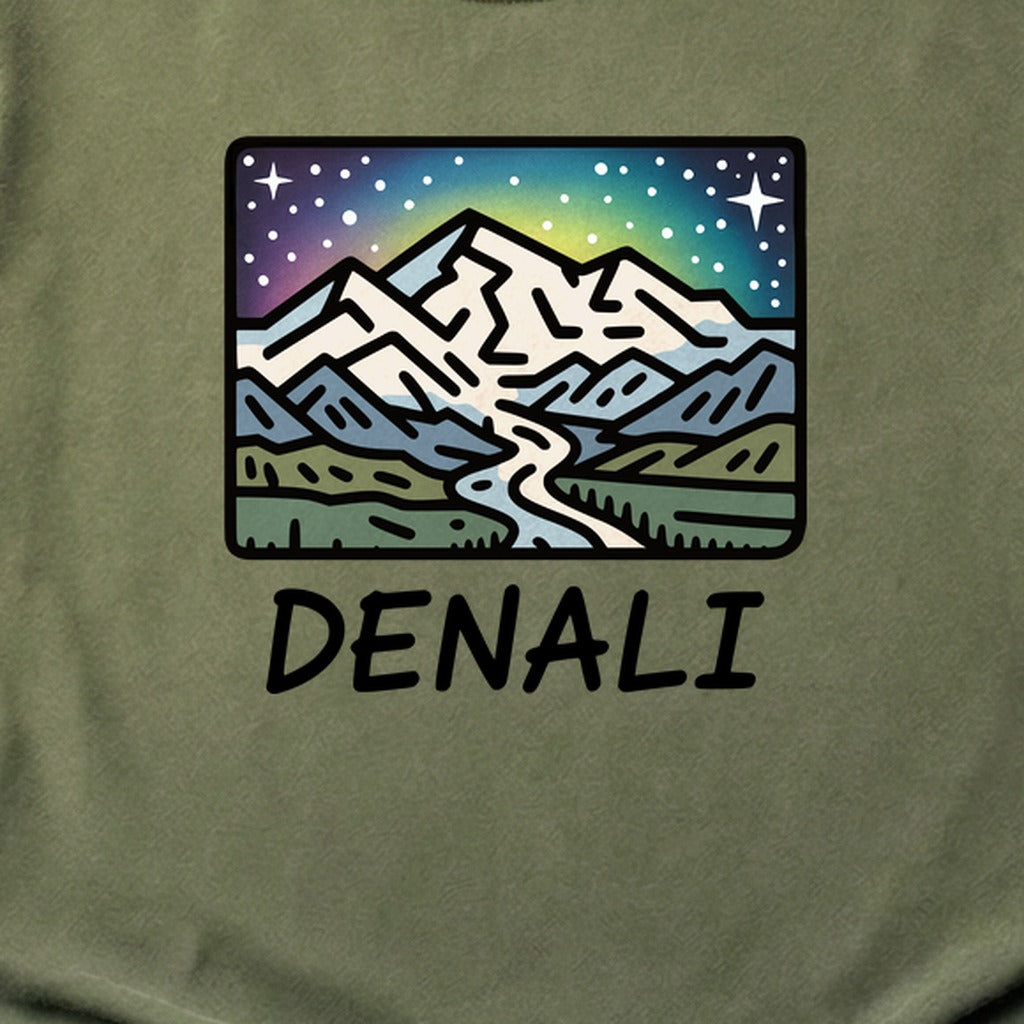 Denali at Night Cotton T-Shirt