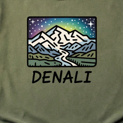Denali at Night Cotton T-Shirt