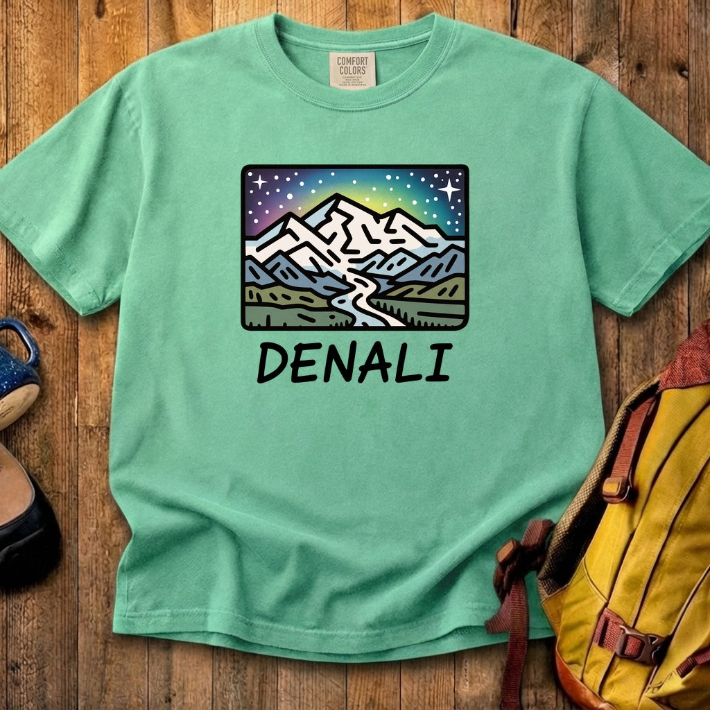Denali at Night Cotton T-Shirt
