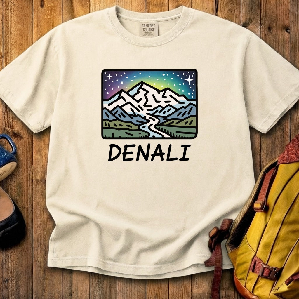 Denali at Night Cotton T-Shirt