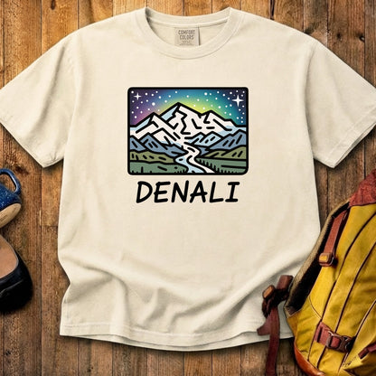 Denali at Night Cotton T-Shirt