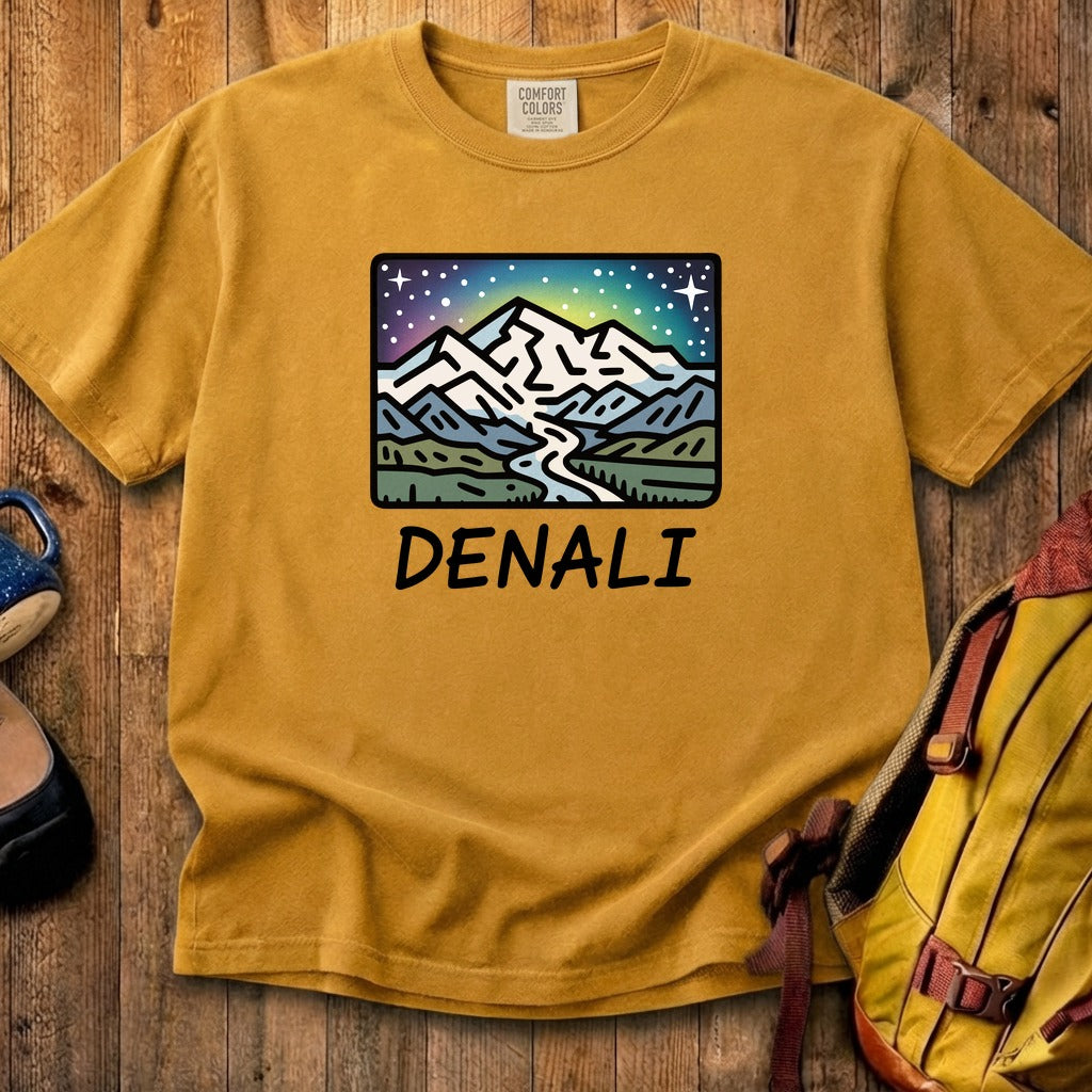 Denali at Night Cotton T-Shirt