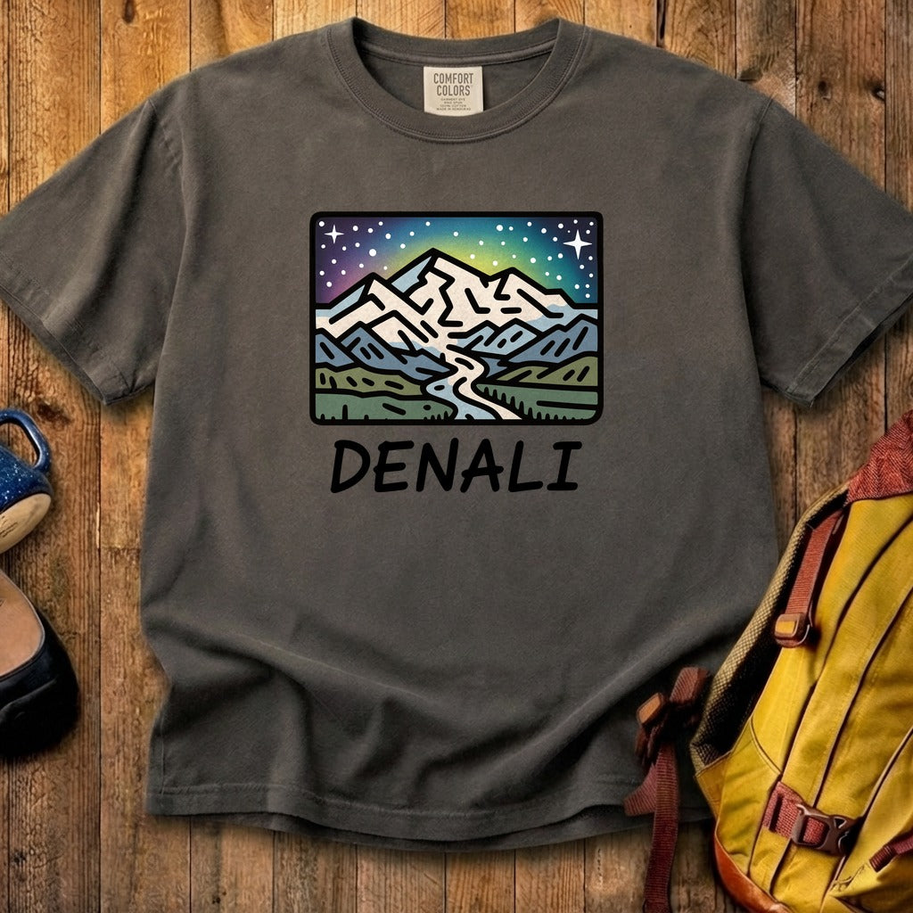 Denali at Night Cotton T-Shirt