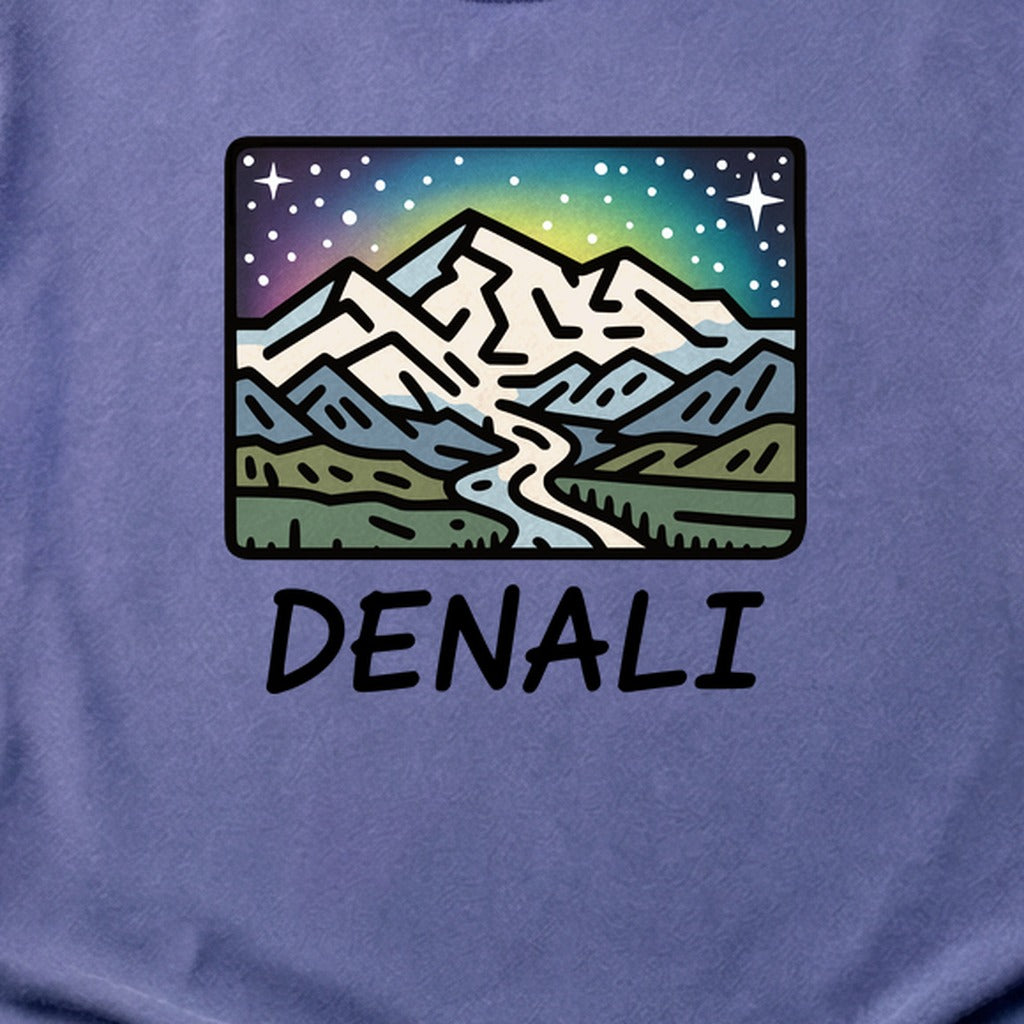 Denali at Night Cotton T-Shirt