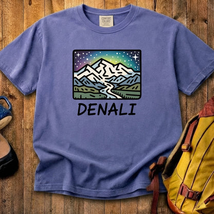 Denali at Night Cotton T-Shirt
