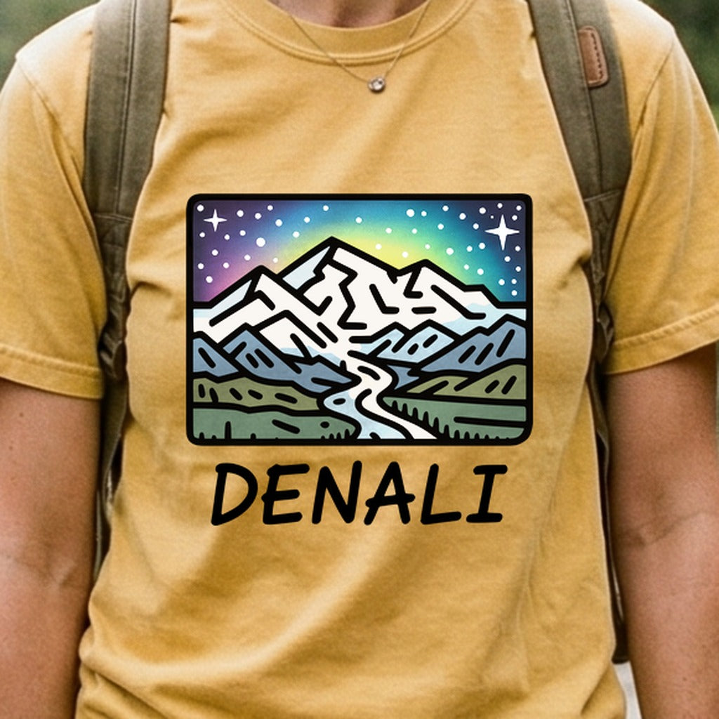 Denali at Night Cotton T-Shirt