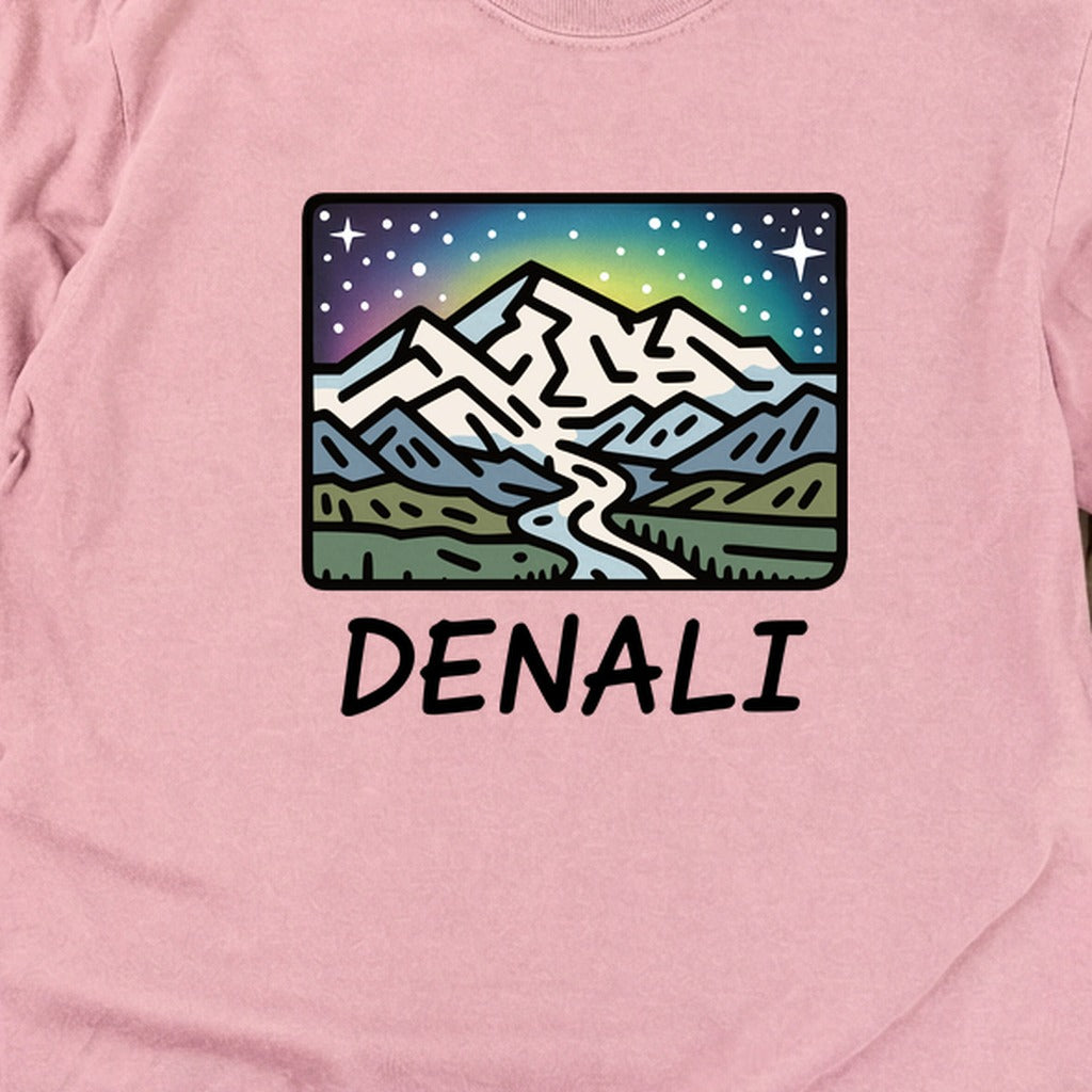 Denali at Night Cotton Long Sleeve