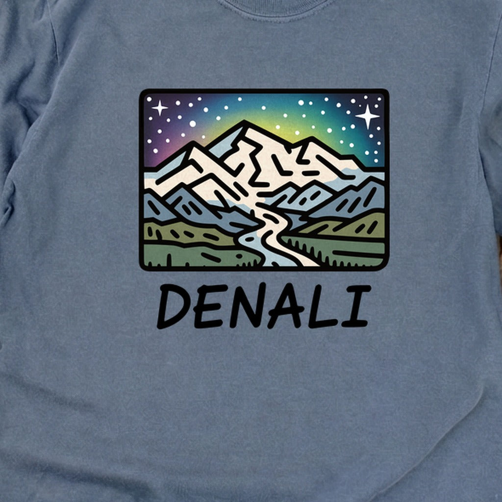 Denali at Night Cotton Long Sleeve