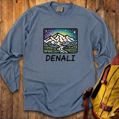 Denali at Night Cotton Long Sleeve