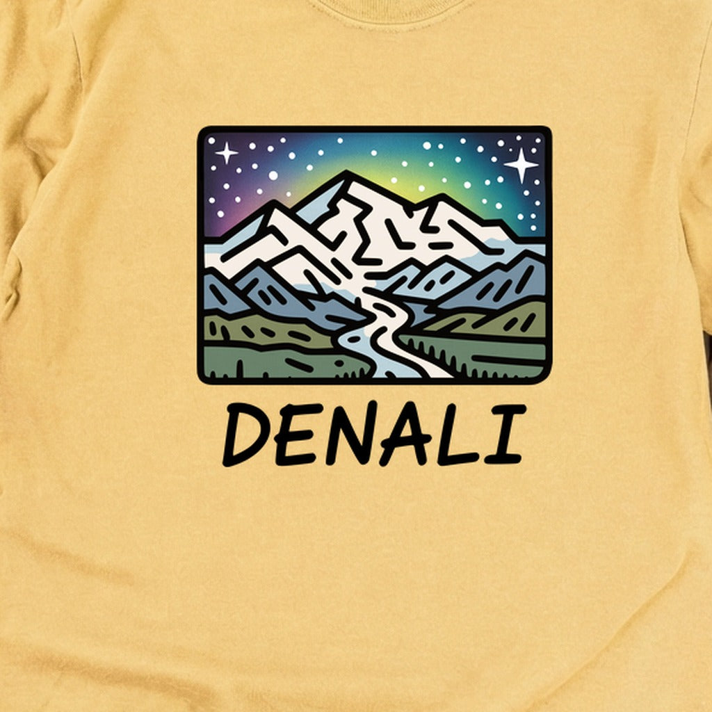 Denali at Night Cotton Long Sleeve