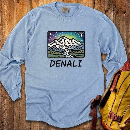 Denali at Night Cotton Long Sleeve