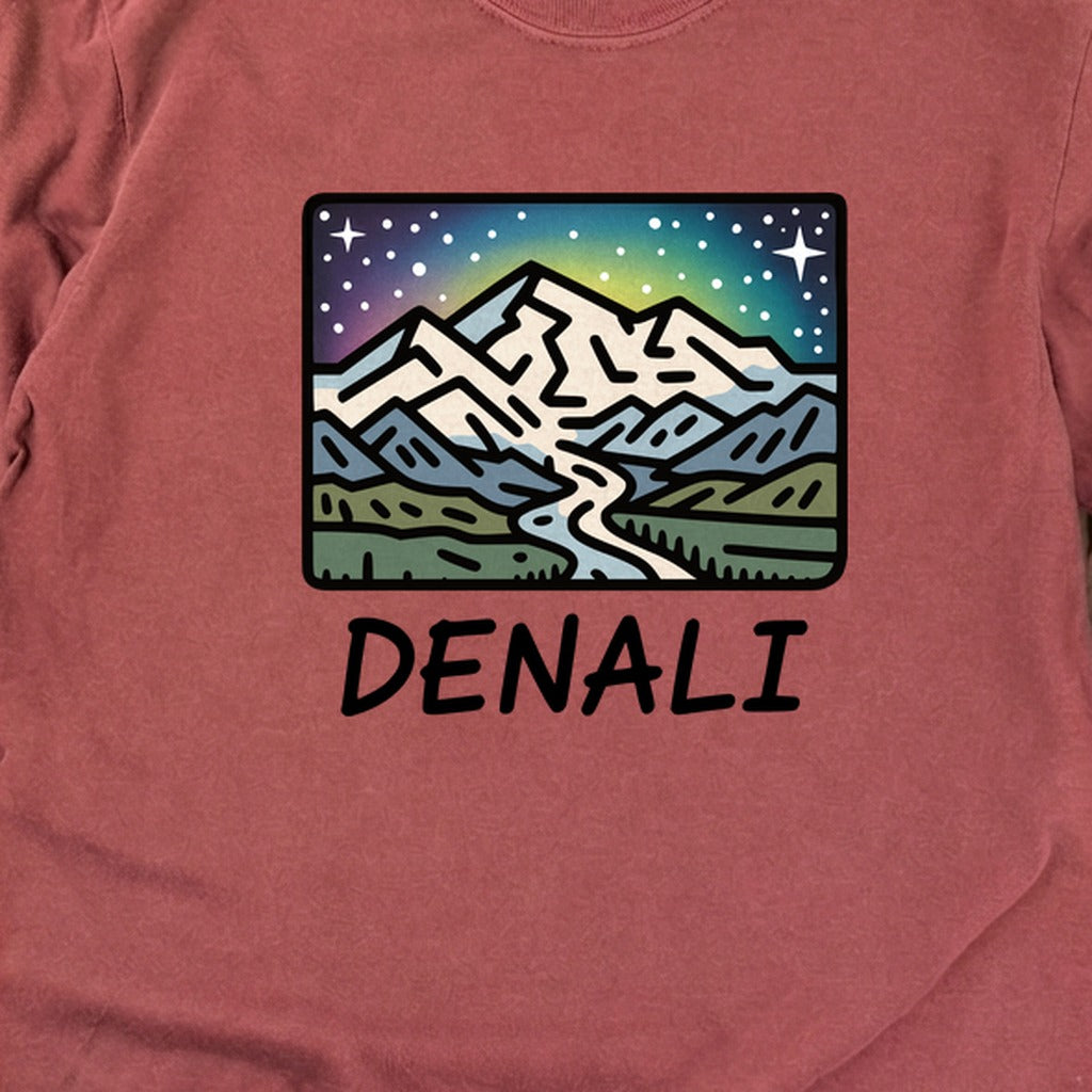 Denali at Night Cotton Long Sleeve