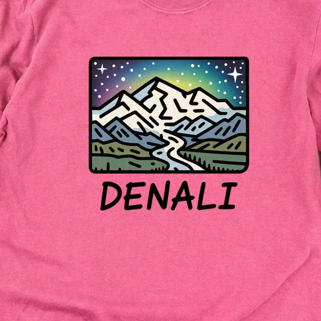Denali at Night Cotton Long Sleeve