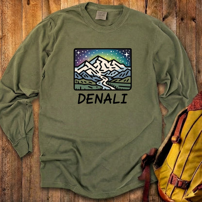 Denali at Night Cotton Long Sleeve