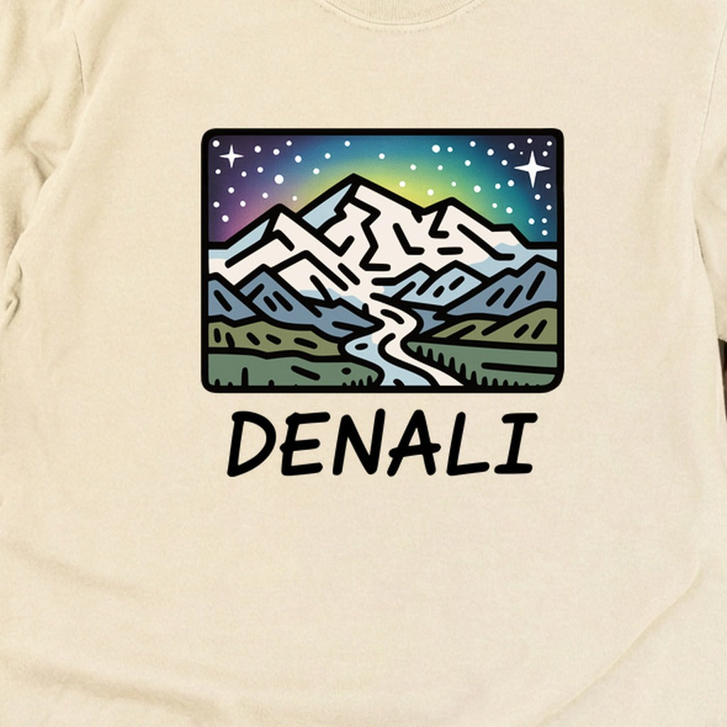 Denali at Night Cotton Long Sleeve