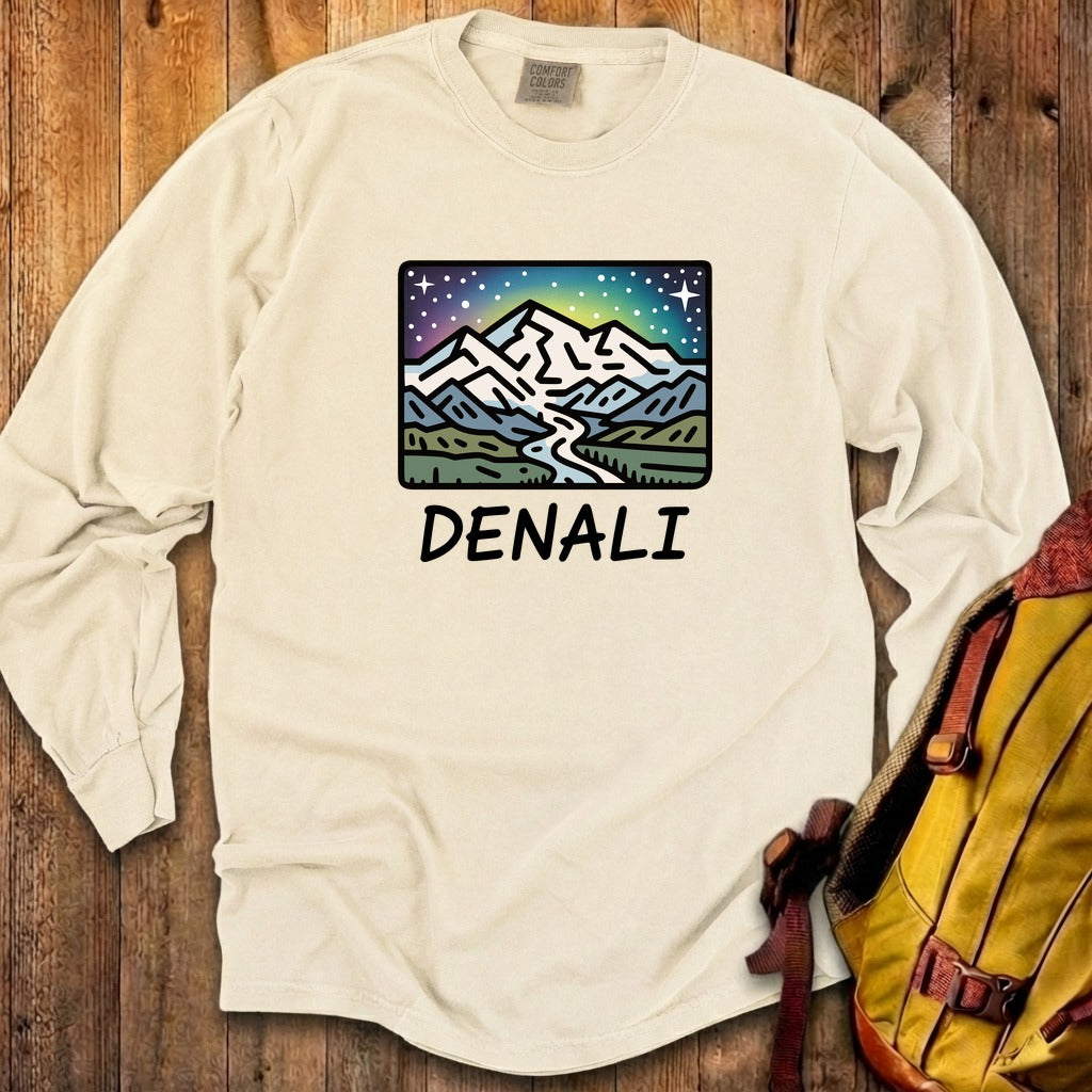 Denali at Night Cotton Long Sleeve
