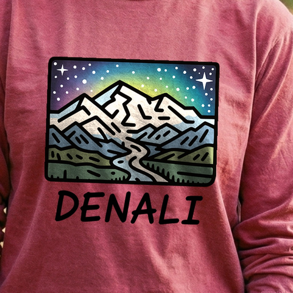 Denali at Night Cotton Long Sleeve
