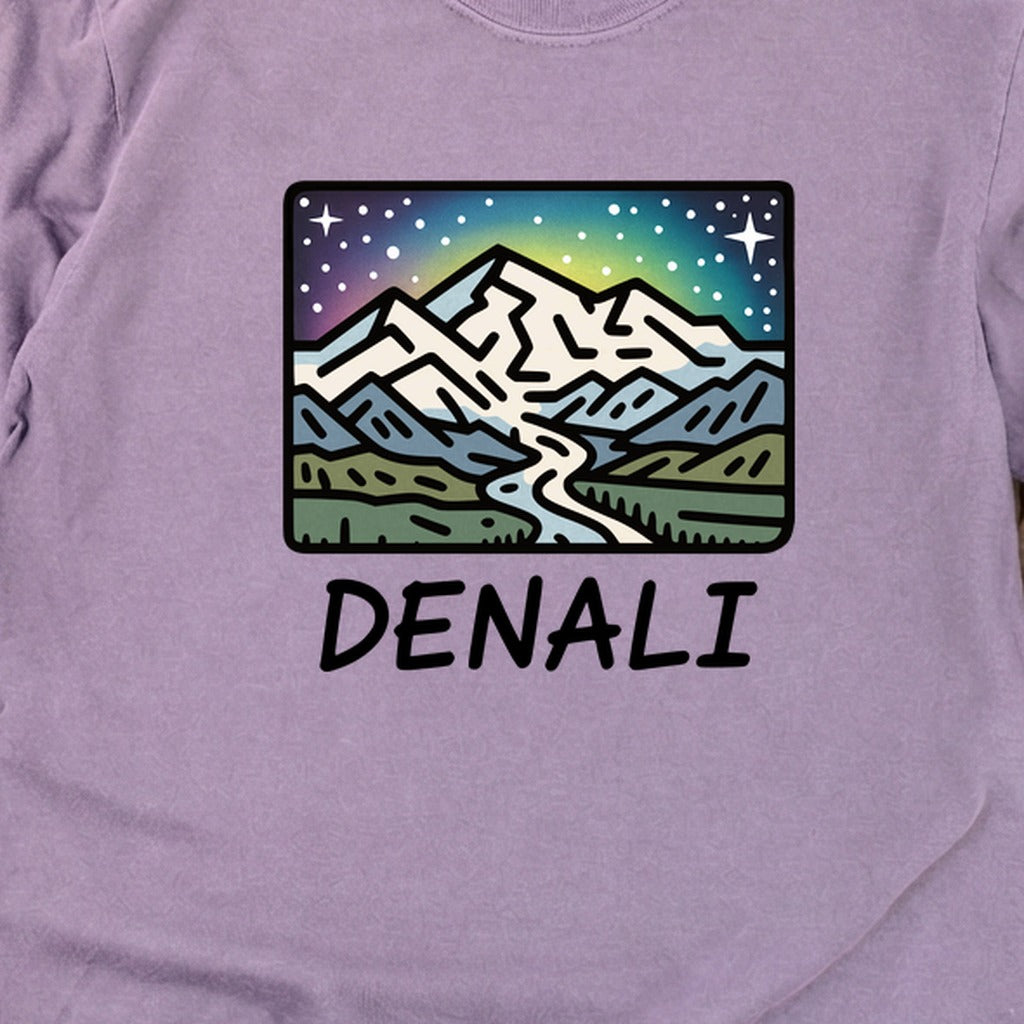 Denali at Night Cotton Long Sleeve