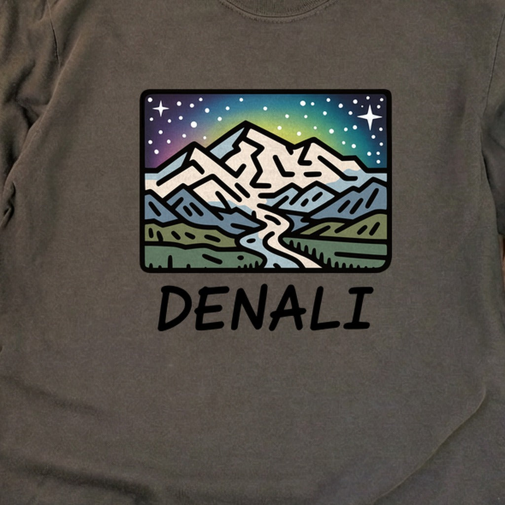 Denali at Night Cotton Long Sleeve