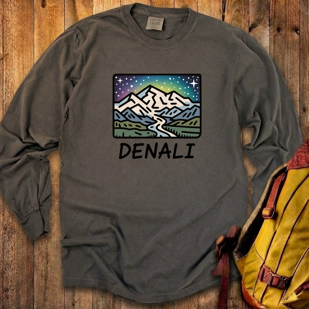 Denali at Night Cotton Long Sleeve