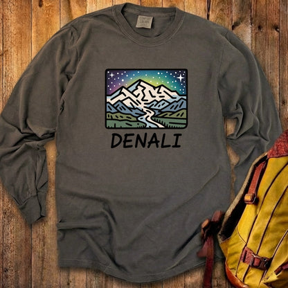 Denali at Night Cotton Long Sleeve