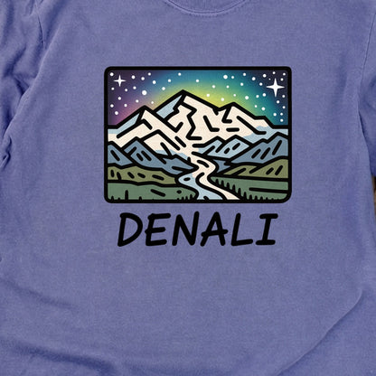 Denali at Night Cotton Long Sleeve