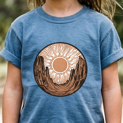 Desert Sun Kids Cotton T-Shirt