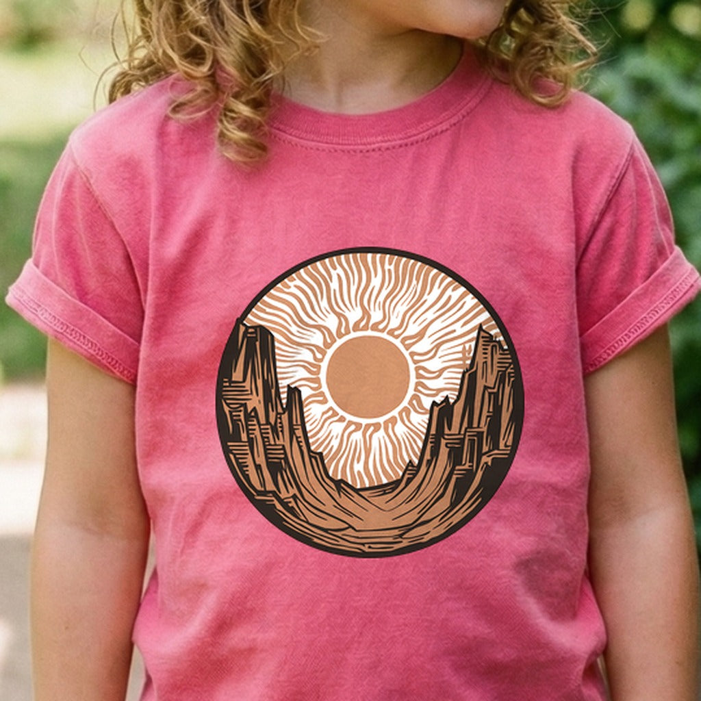 Desert Sun Kids Cotton T-Shirt