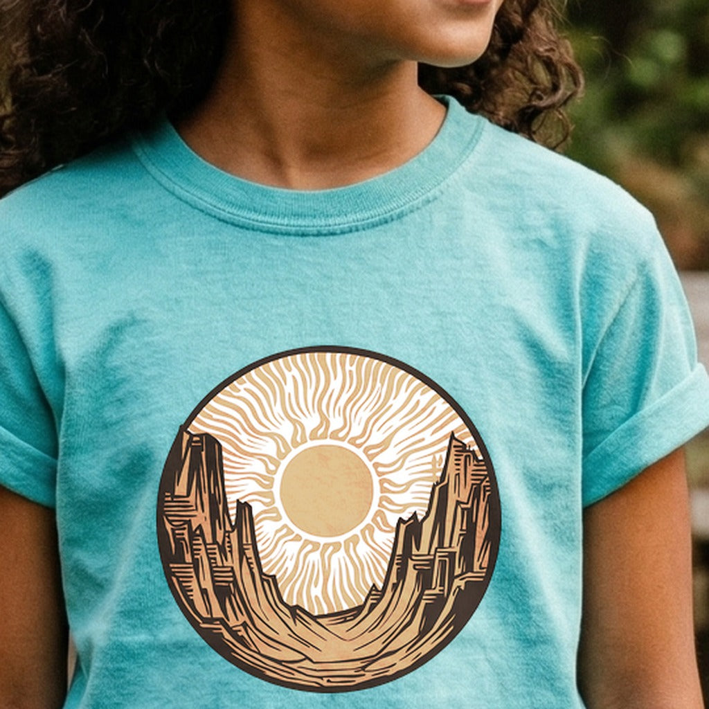 Desert Sun Kids Cotton T-Shirt