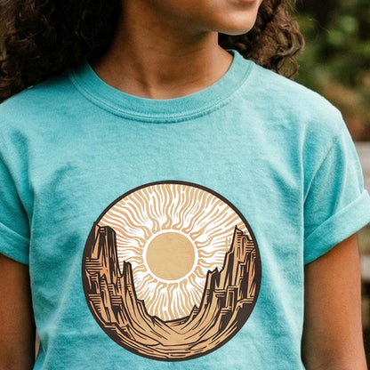 Desert Sun Kids Cotton T-Shirt