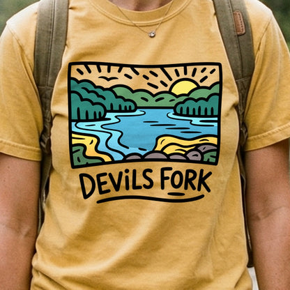 Devil’s Fork State Park Cotton T-Shirt