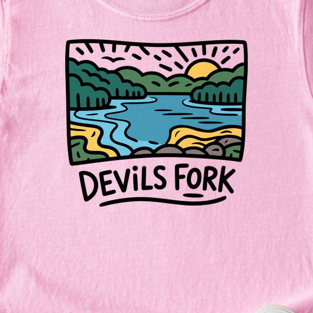 Devil’s Fork State Park Kids Cotton T-Shirt
