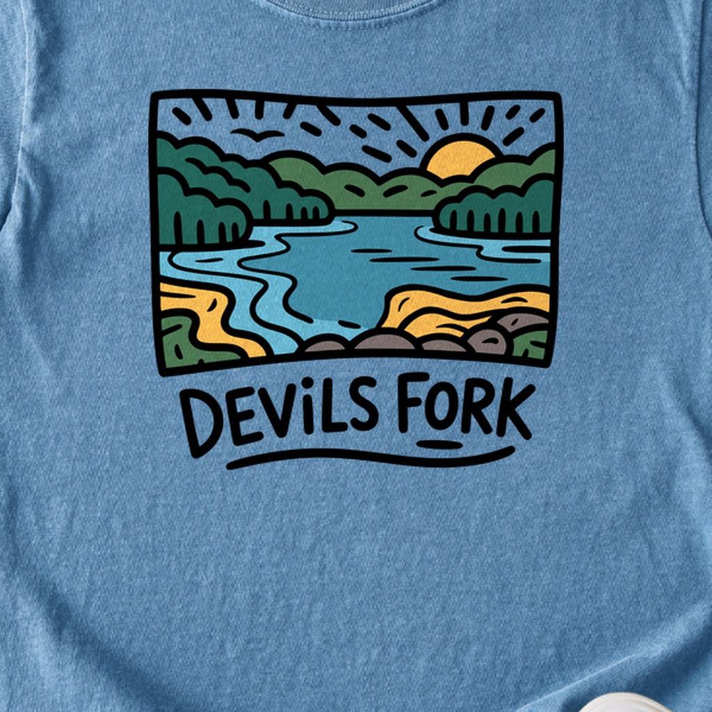 Devil’s Fork State Park Kids Cotton T-Shirt