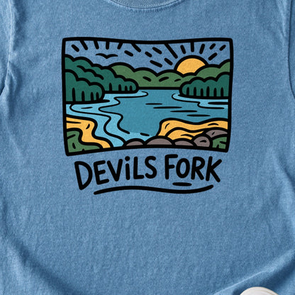 Devil’s Fork State Park Kids Cotton T-Shirt