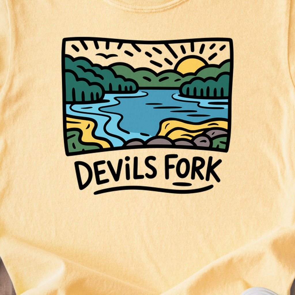 Devil’s Fork State Park Kids Cotton T-Shirt