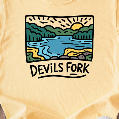 Devil’s Fork State Park Kids Cotton T-Shirt