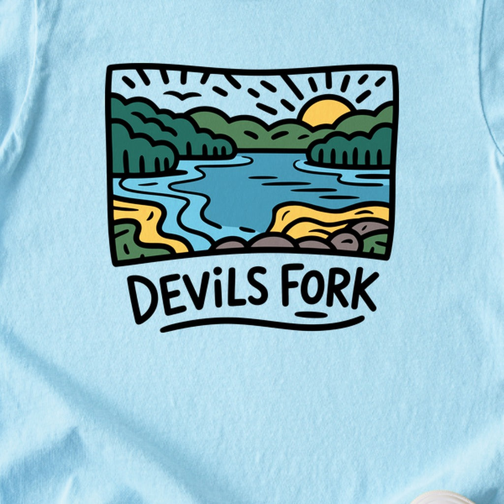 Devil’s Fork State Park Kids Cotton T-Shirt