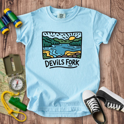 Devil’s Fork State Park Kids Cotton T-Shirt