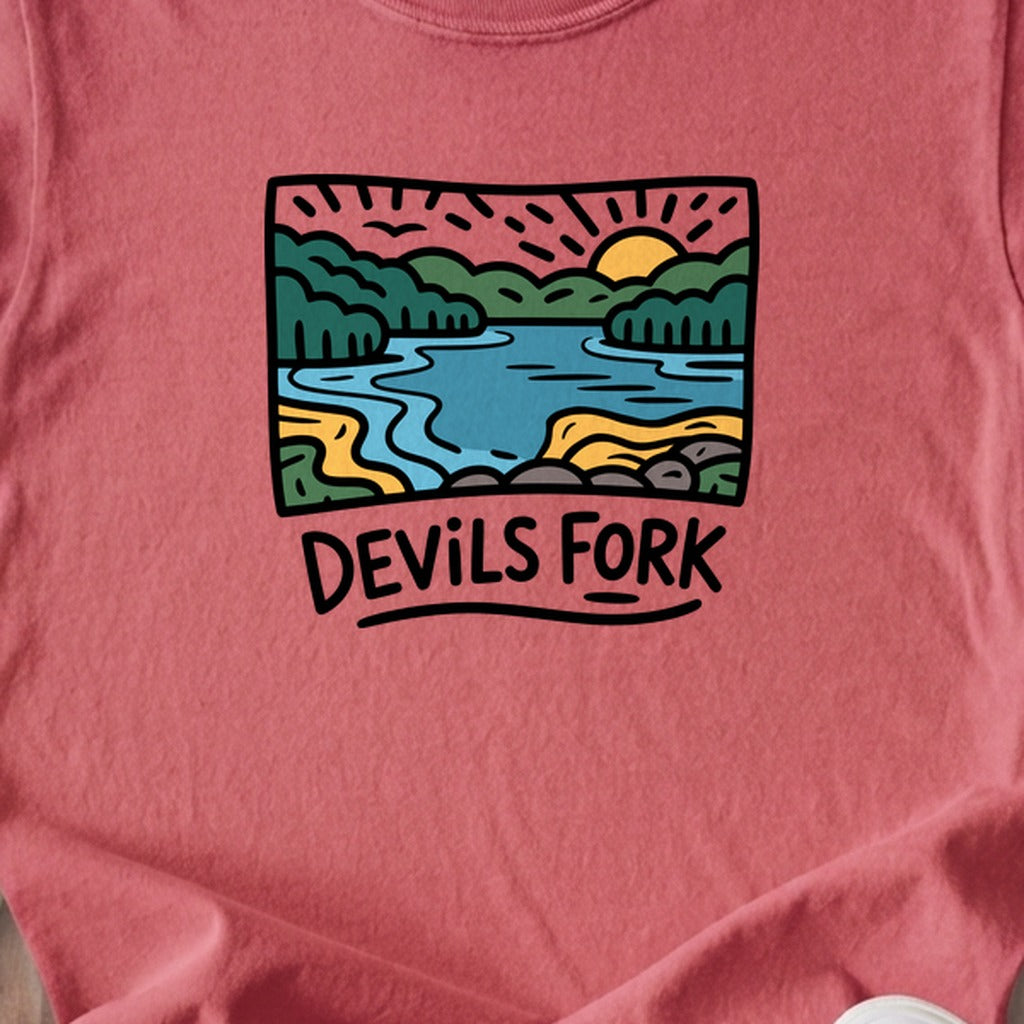 Devil’s Fork State Park Kids Cotton T-Shirt