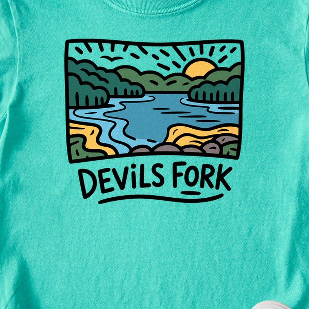Devil’s Fork State Park Kids Cotton T-Shirt