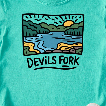 Devil’s Fork State Park Kids Cotton T-Shirt