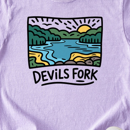 Devil’s Fork State Park Kids Cotton T-Shirt