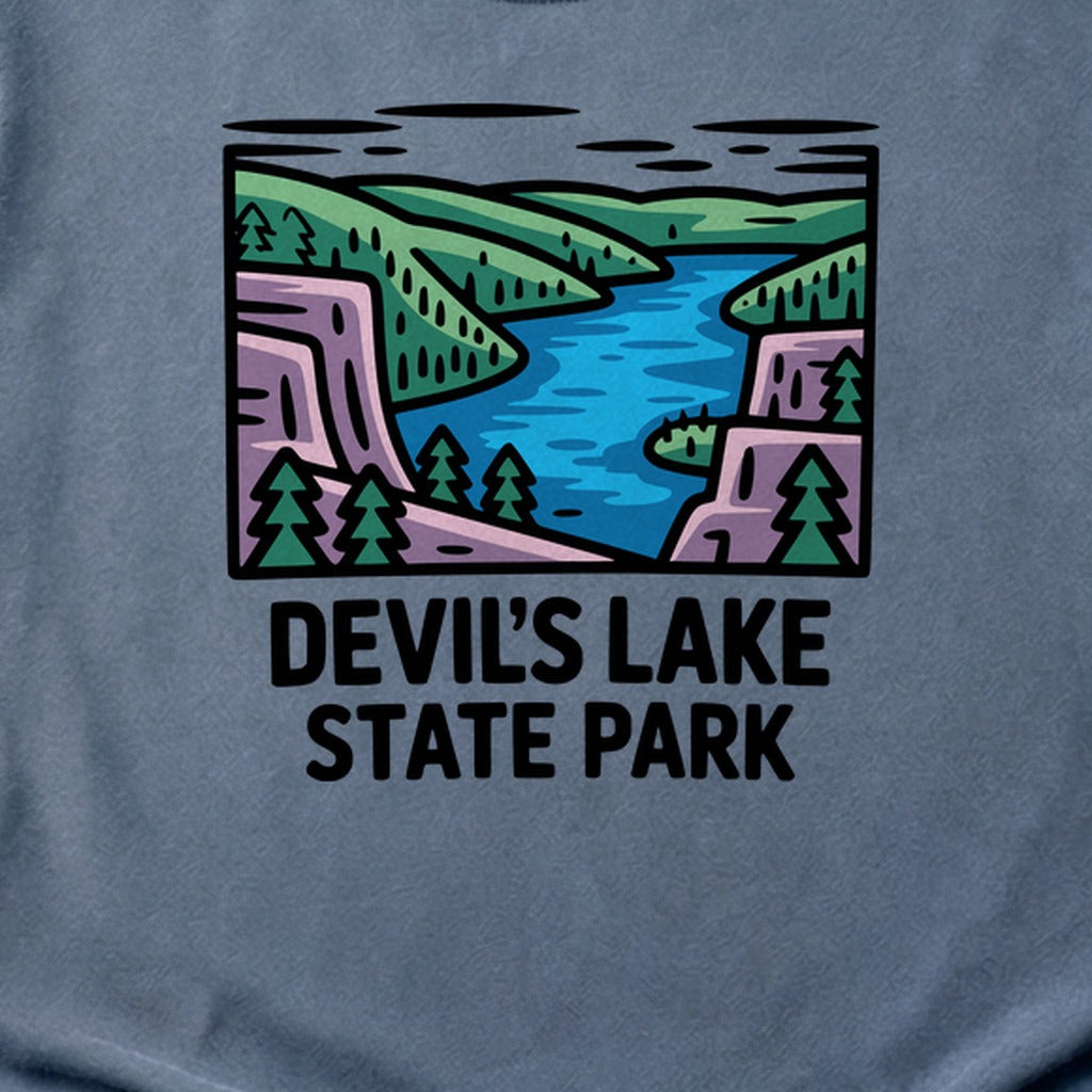 Devils Lake State Park Cotton T-Shirt