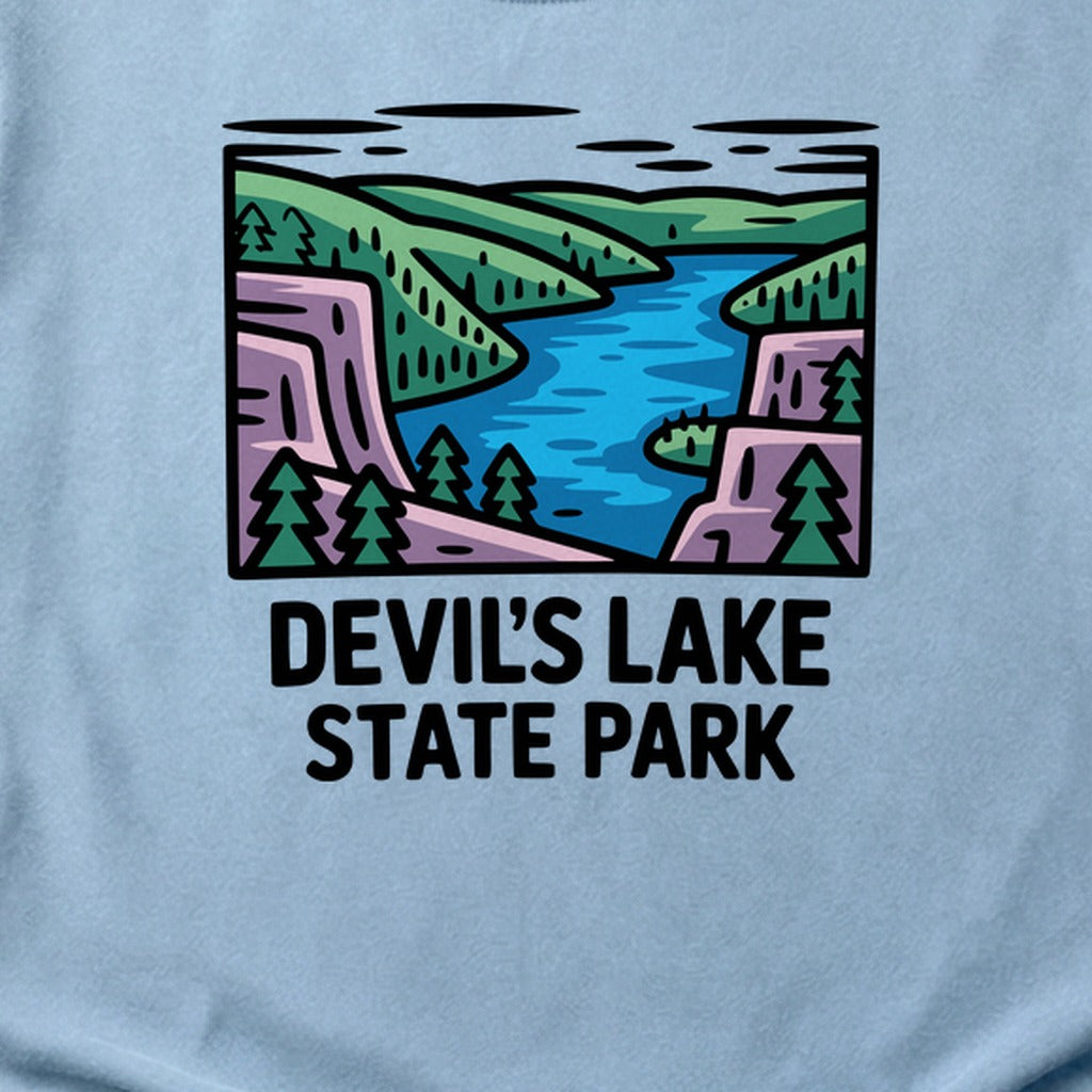 Devils Lake State Park Cotton T-Shirt