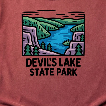 Devils Lake State Park Cotton T-Shirt