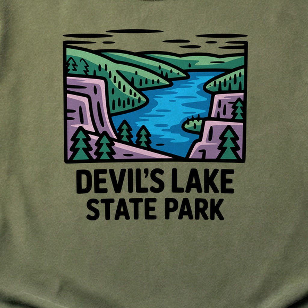 Devils Lake State Park Cotton T-Shirt