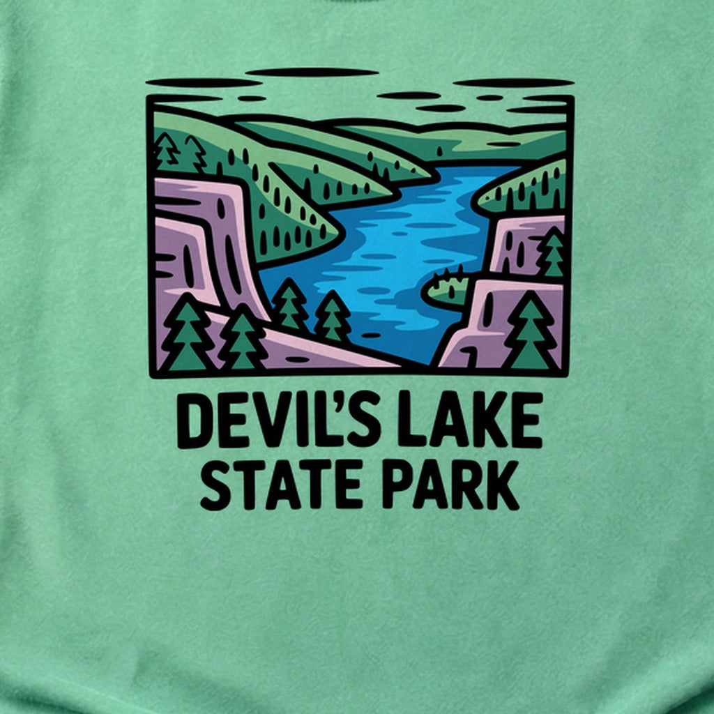 Devils Lake State Park Cotton T-Shirt