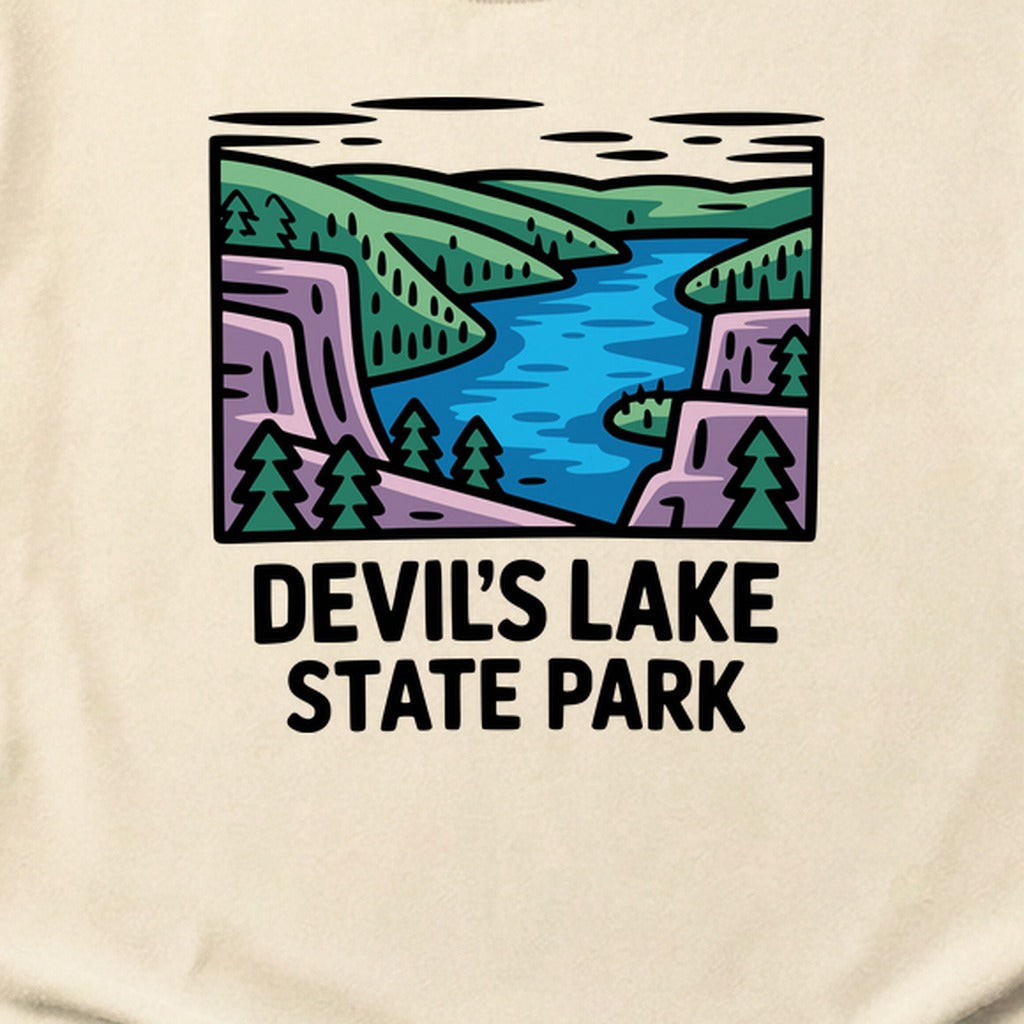 Devils Lake State Park Cotton T-Shirt