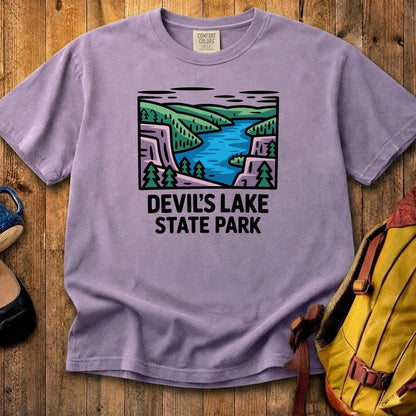 Devils Lake State Park Cotton T-Shirt